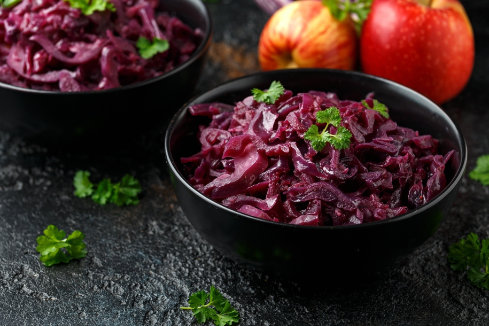 Braised Spiced Red Cabbage