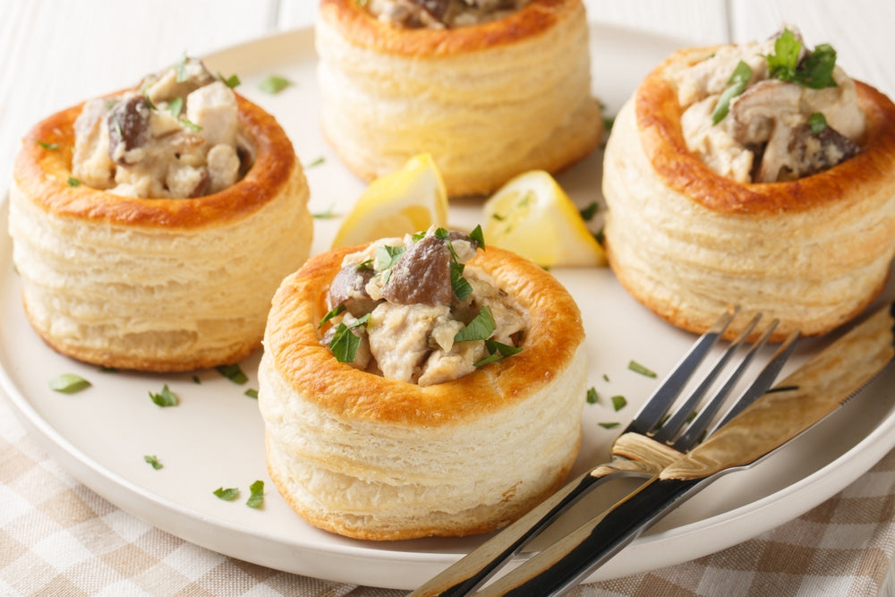 Chicken & Mushroom Vol Au Vents